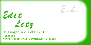 edit letz business card